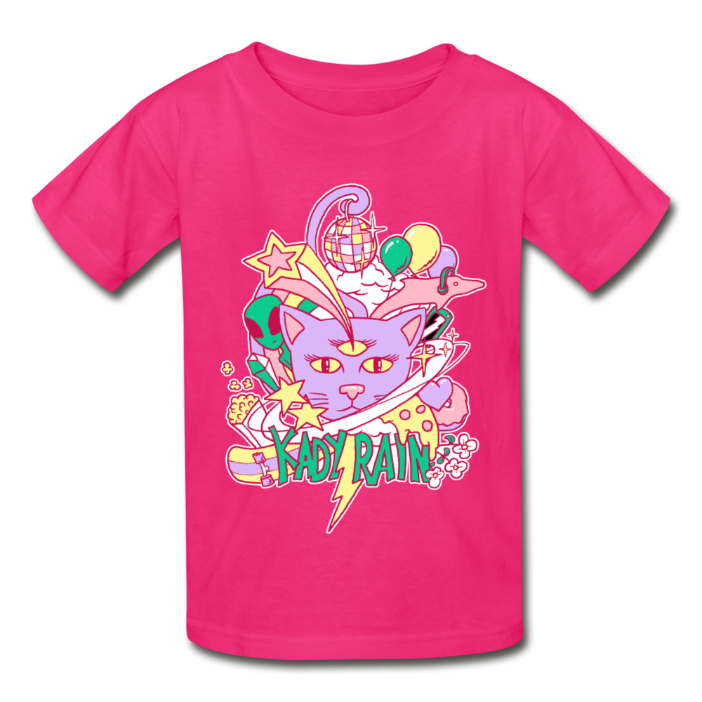 Gildan Ultra Cotton Youth T-Shirt - fuchsia