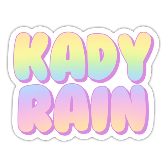 Sticker - white matte