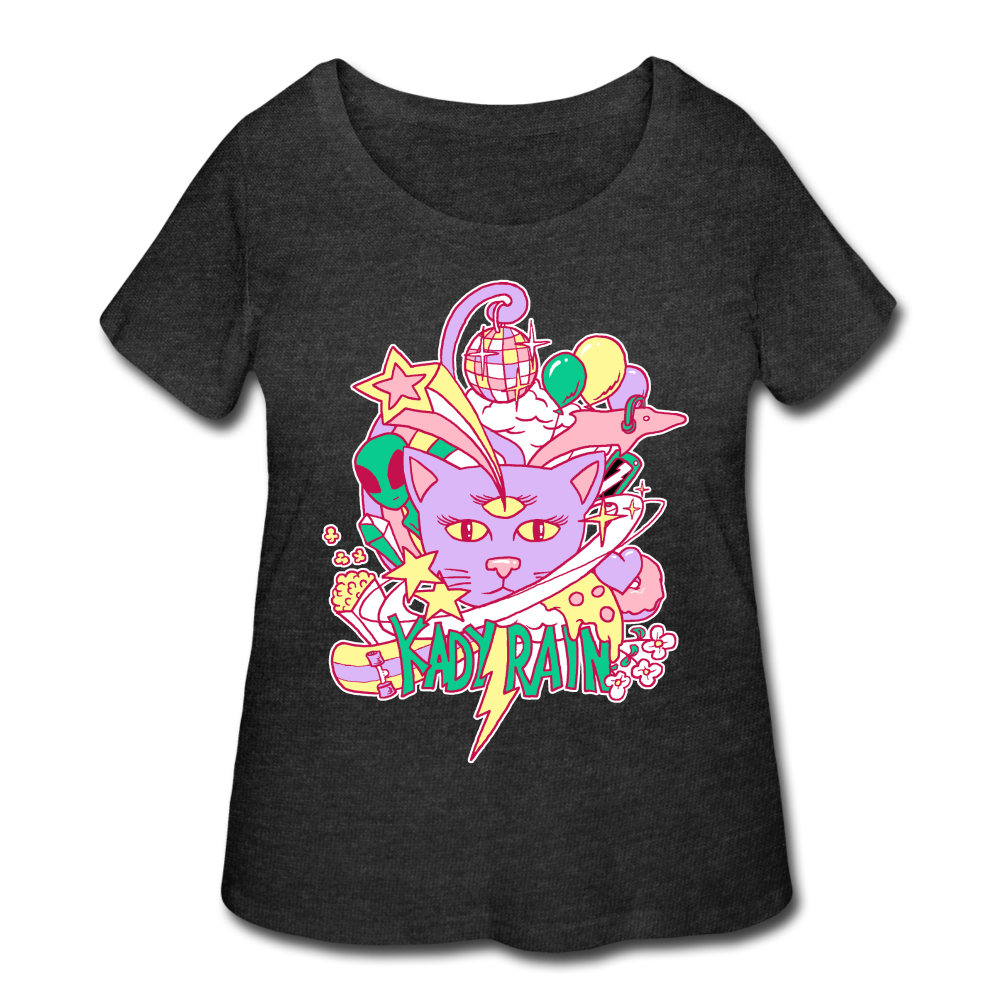 Women’s Curvy T-Shirt - deep heather