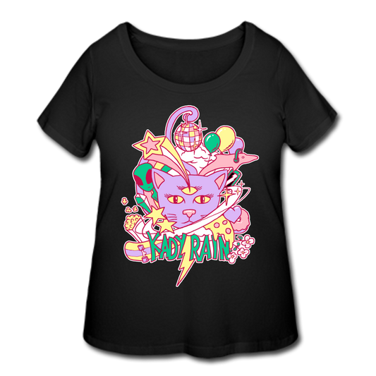 Women’s Curvy T-Shirt - black