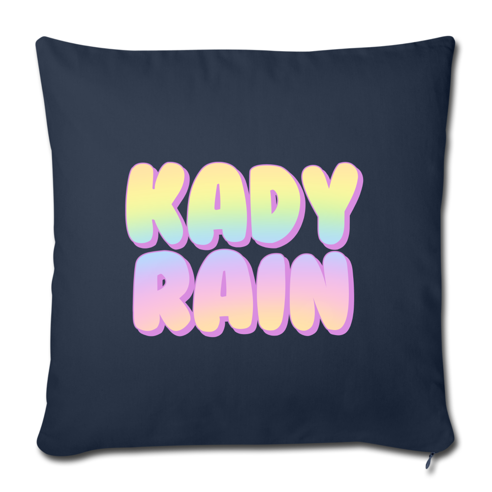 Throw Pillow Cover 18” x 18” - navy