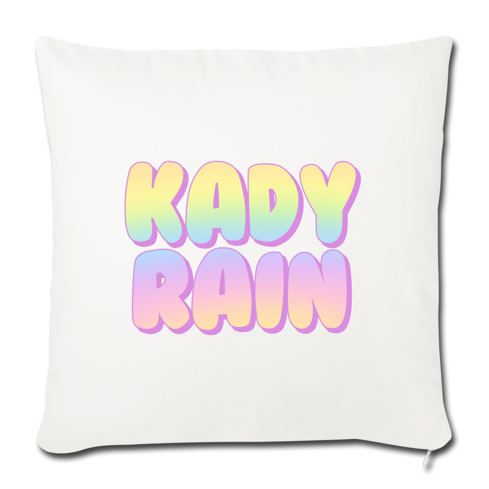 Throw Pillow Cover 18” x 18” - natural white